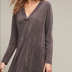 Dolan Toute V Neck Swing Dress Long Sleeve Size M